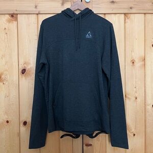 NWT Gerry Charcoal Grey/Black Hoodie for Men Sz Small